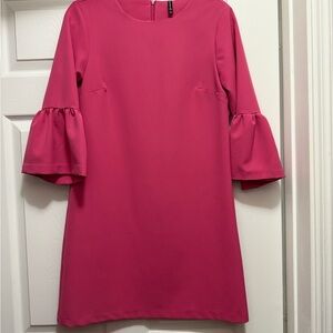 Stradivarius Fuchsia Long Sleeve Dress